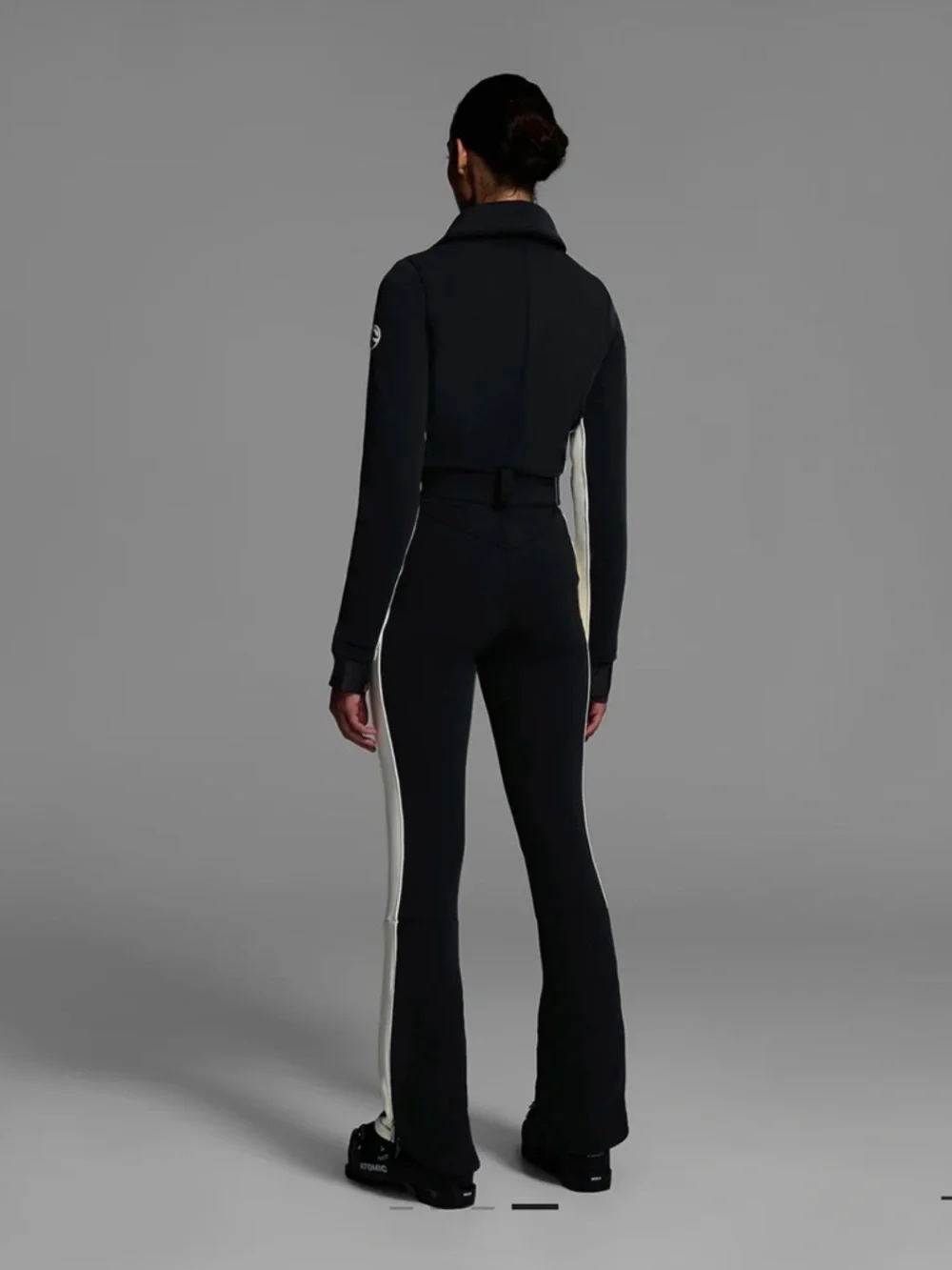 Cordova Black OTB Women’s Full-Zip Belted Ski Suit - Picture 2 of 7